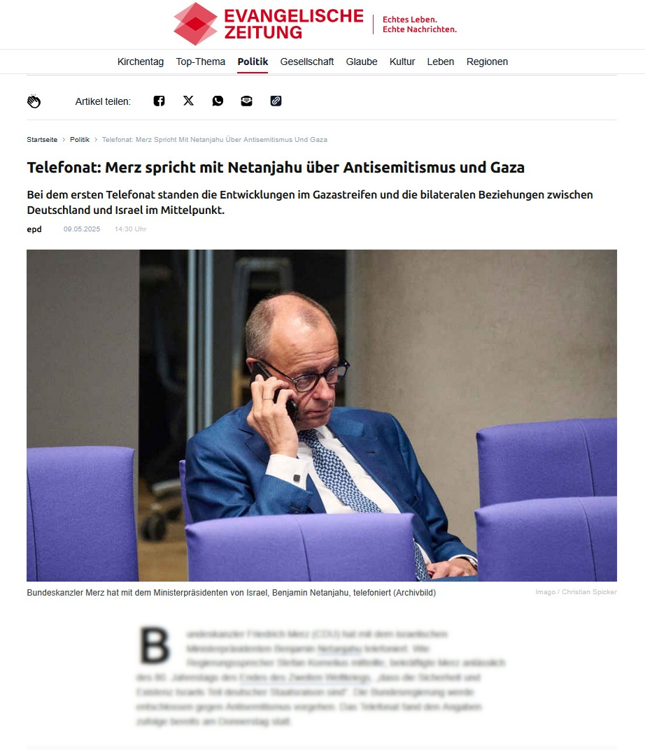 05.2025 evangelische zeitung.de